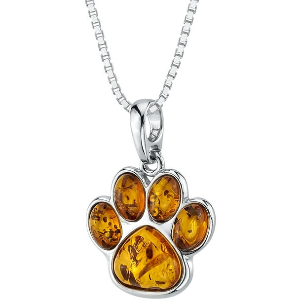 GIFT BOXED BALTIC AMBER STERLING SILVER 925 LOVE HEART PENDANT JEWELLERY JEWELRY